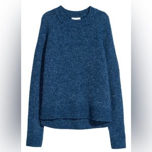 Cute warm blue sweater(XS)